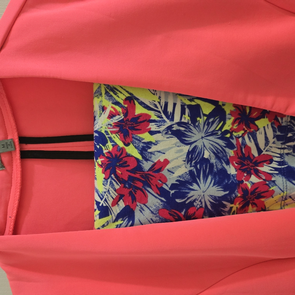 Vibrant Colored Tropical Mini Skirt